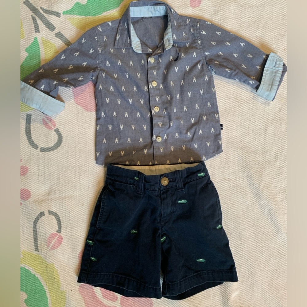 Nautical themed outfit 2T
